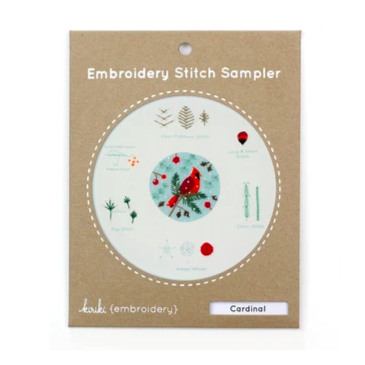 Kiriki Embroidery Cardinal Stitch Sampler