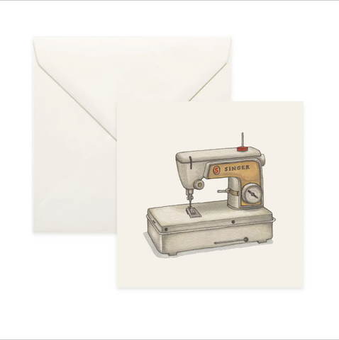 Yeesan Loh - Sewing Machine Greeting Card