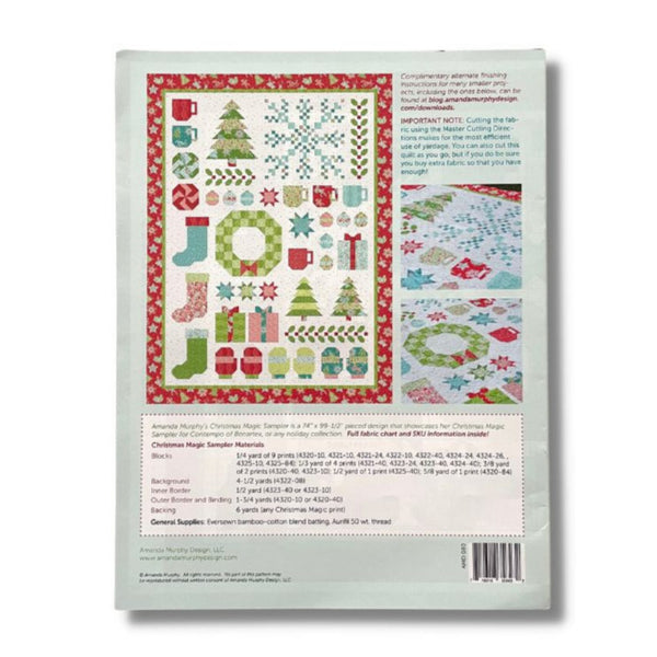 Christmas Magic Sampler Quilt Pattern by Amanda Murphy