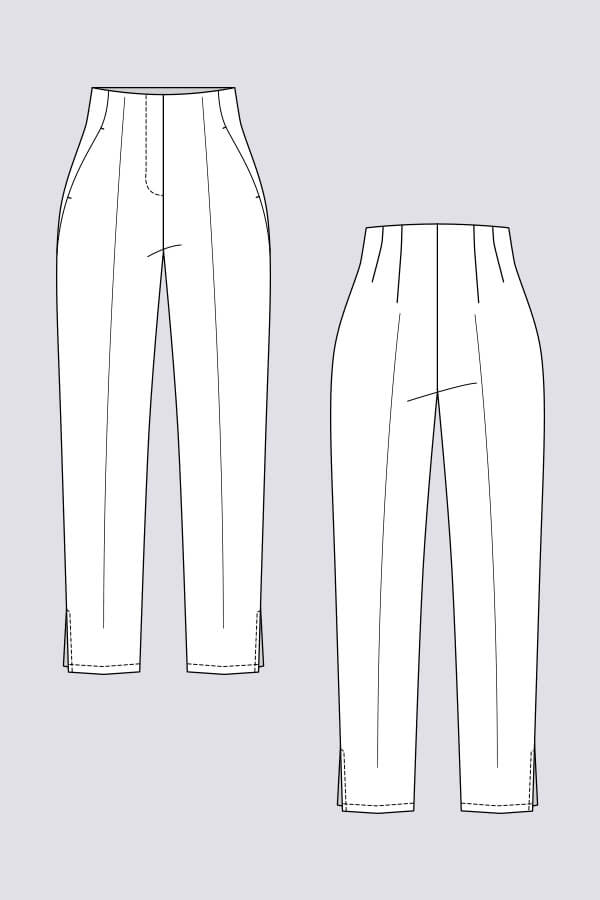 Named Clothing Tyyni Cigarette Trousers Sewing Pattern
