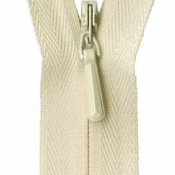 cream invisible zipper