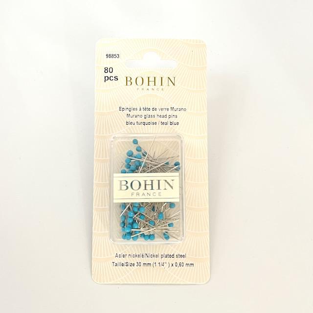 Bohin 80 Count Brimstone Yellow Glass Head Pins | Bohin #98862