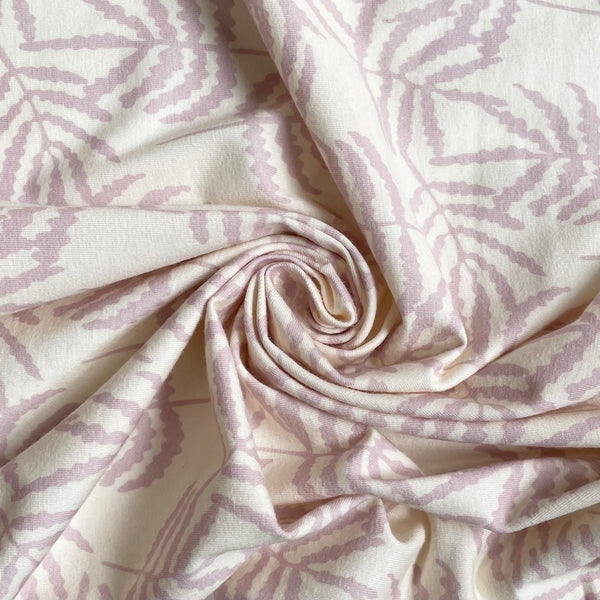 Art Gallery Fabrics Knit : Lilliput - Ferngully Lilac