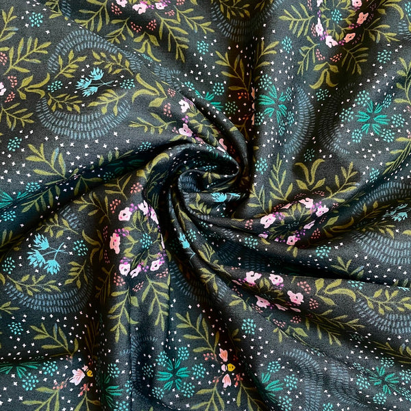 Art Gallery Fabrics : Velvet - Firefly Slumber quilting cotton