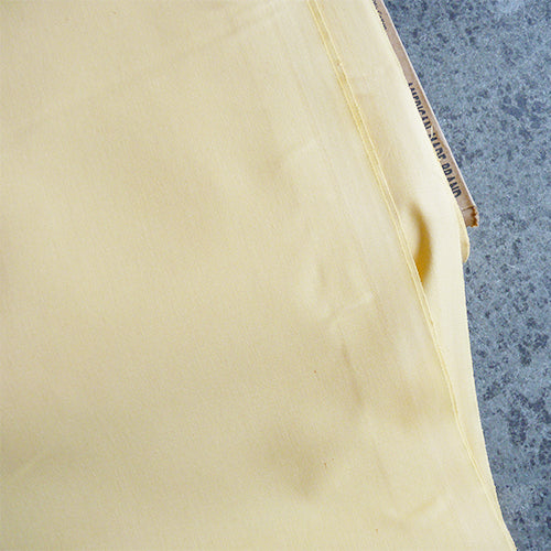 American Made Brand - Solid Light Yellow cotton fabric