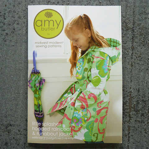Amy Butler Patterns : Little Splashes Raincoat sewing pattern front