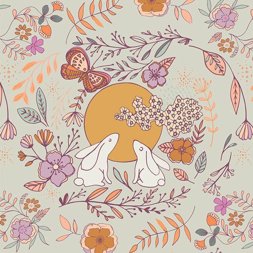 Art Gallery Fabrics : Moon Stories Five Flannel