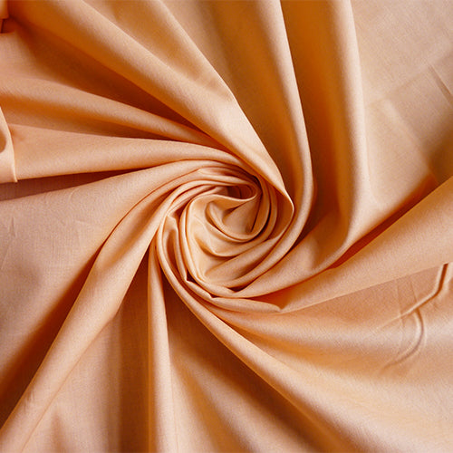 Birch Organic quilting cotton Fabric : Mod Basic - Solid Peachy