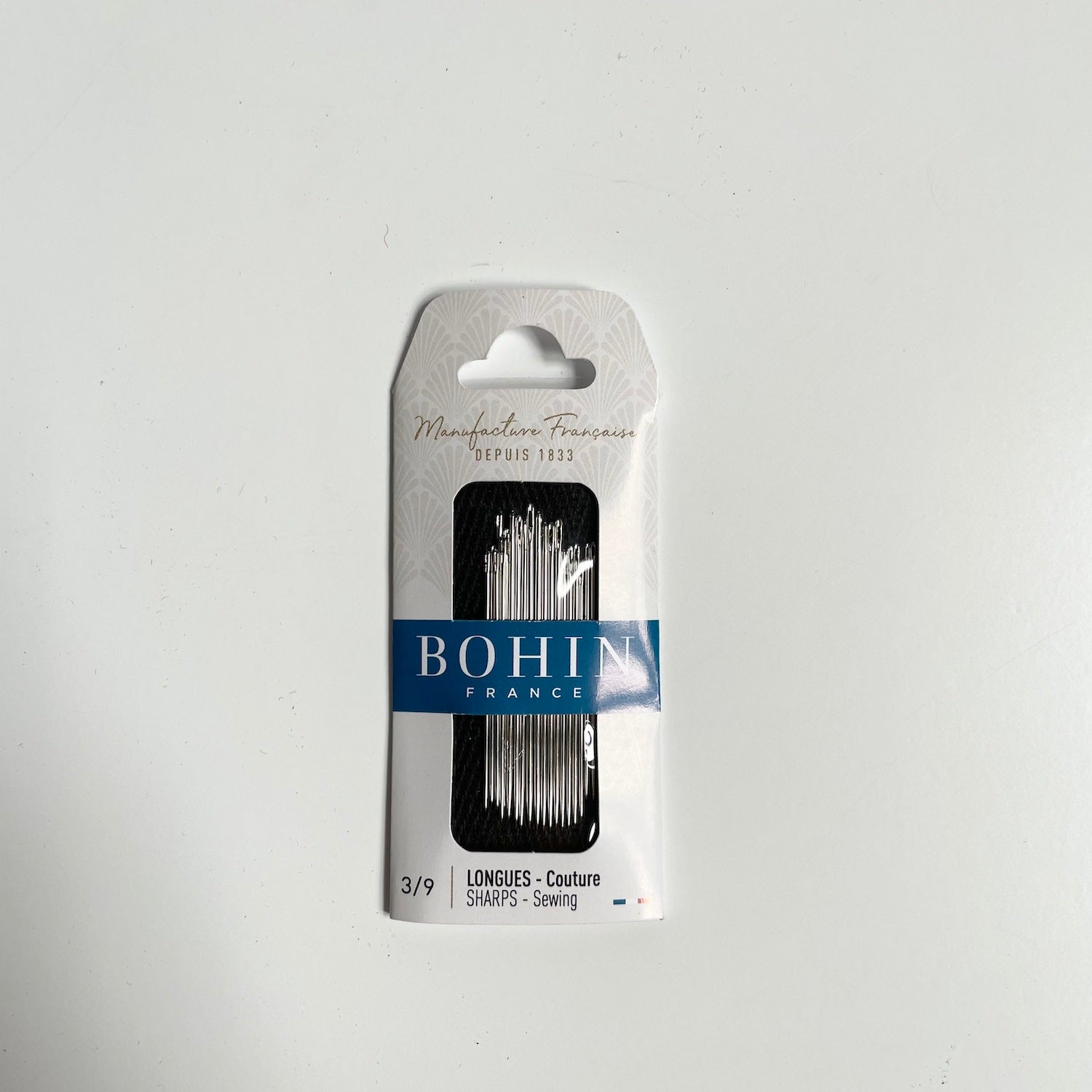 Bohin Sharps Hand Sewing Needles - Sizes 3/9