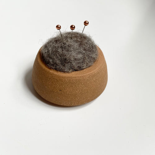 Busy Hands Studio - Handmade Pin CushionBusy Hands Studio - Handmade Ceramic / Wool Pin Cushion