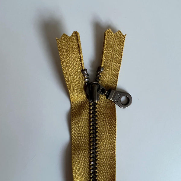 4" Antique Brass Donut-pull Zippers