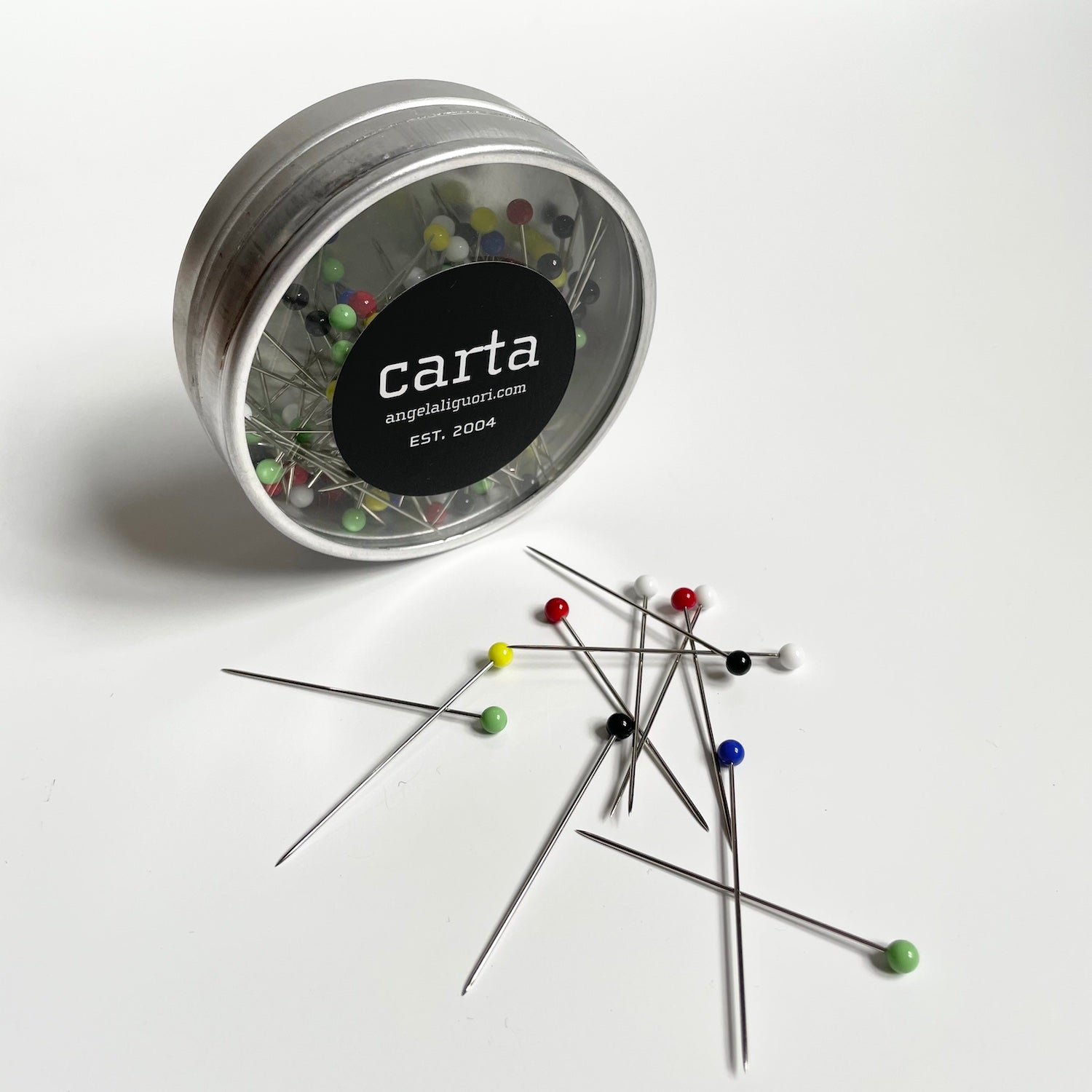 Studio Carta : Large Glass Head Pins – Bolt & Spool