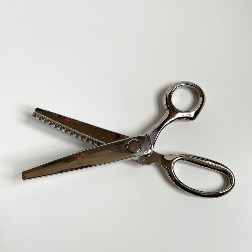 Stainless Steel Pinking Shears Fabric Leather Crafts Dressmaking