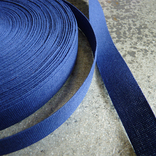 Studio Carta : Tight Weave Cotton Ribbon - Navy blue