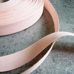 Wide Tight Weave Cotton Ribbon - Petal : Studio Carta
