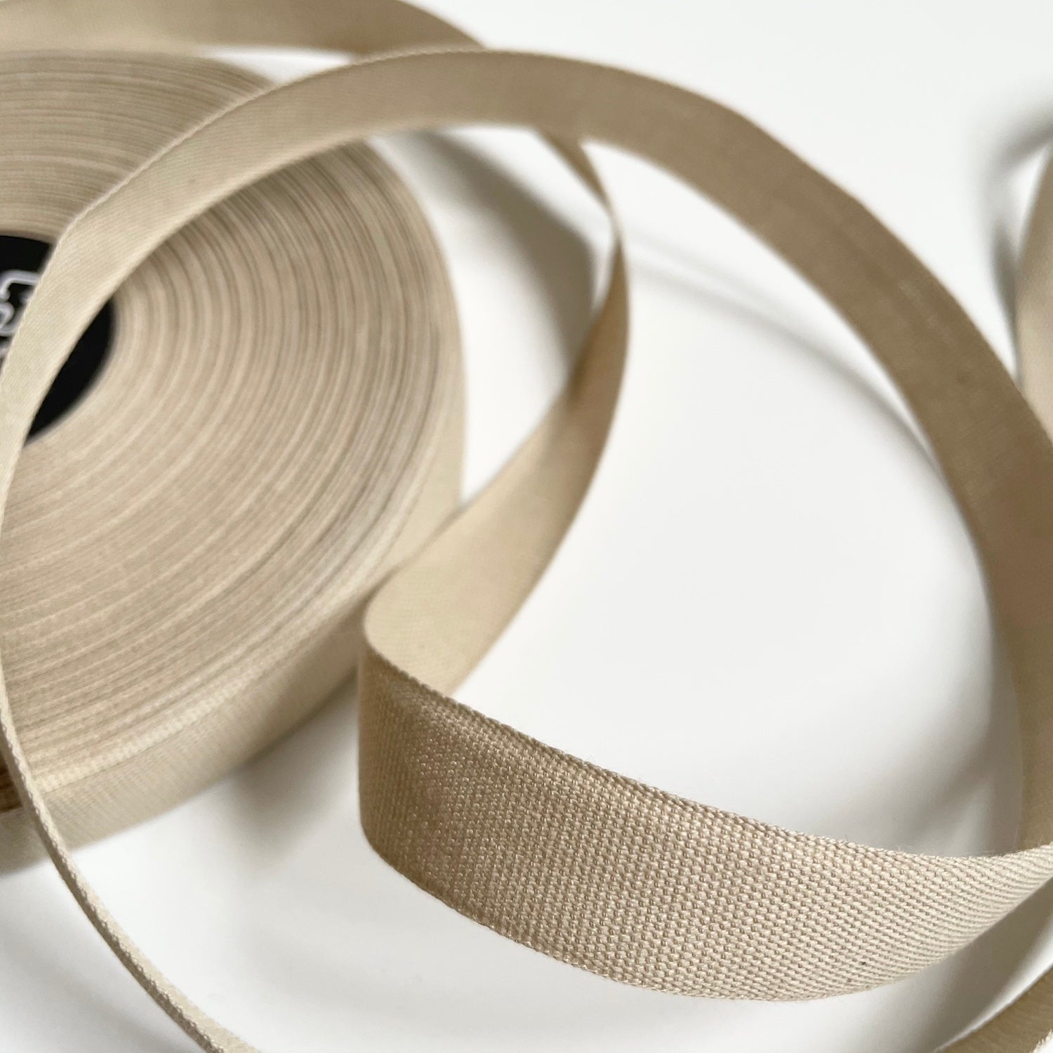 Studio Carta : Wide Tight Weave Ribbon - Sand
