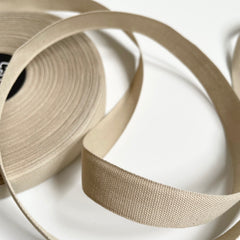 Wide Tight Weave Ribbon - Sand : Studio Carta
