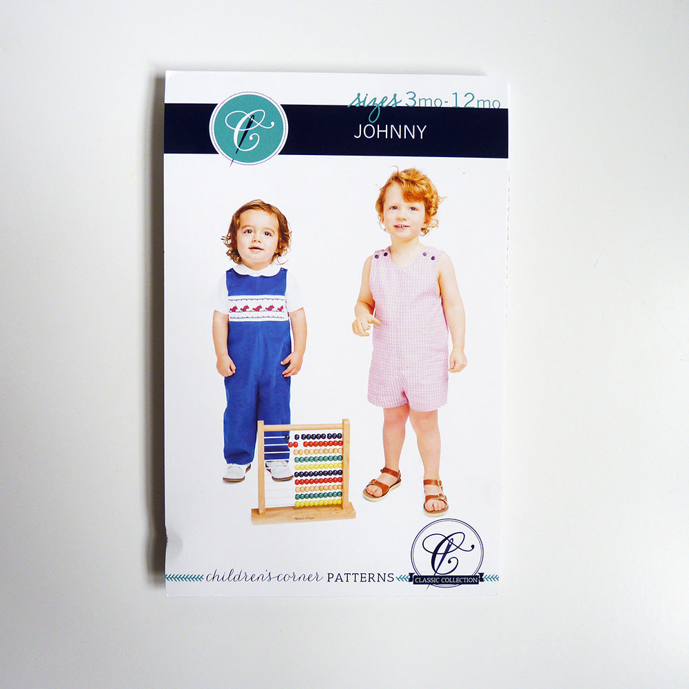Children's Corner Patterns : Johnny romper