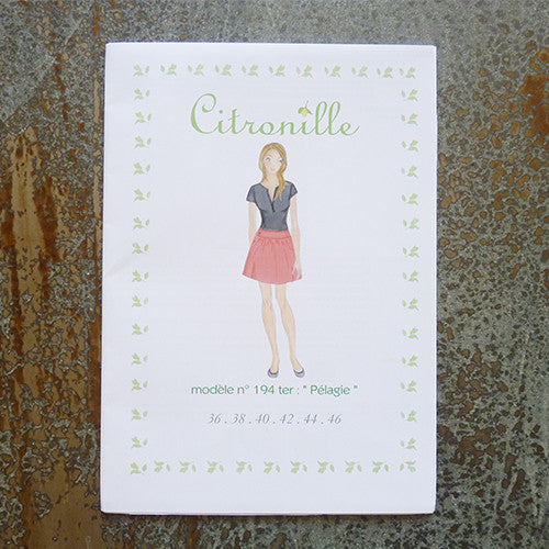 citronille sewing pattern pelagie adult skirt