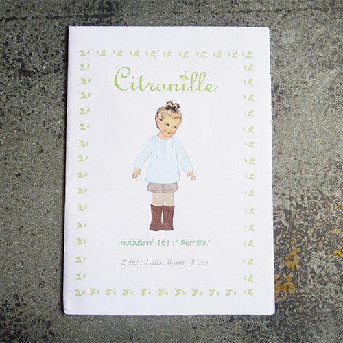 citronille sewing pattern pernille child top