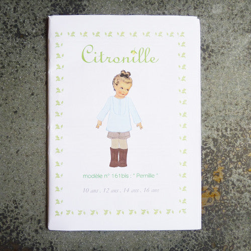 citronille sewing pattern pernille teen top