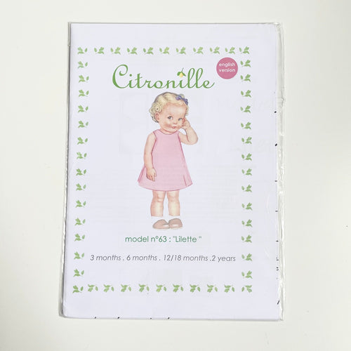 Citronille Patterns : Lilette Baby's Dress & Panties