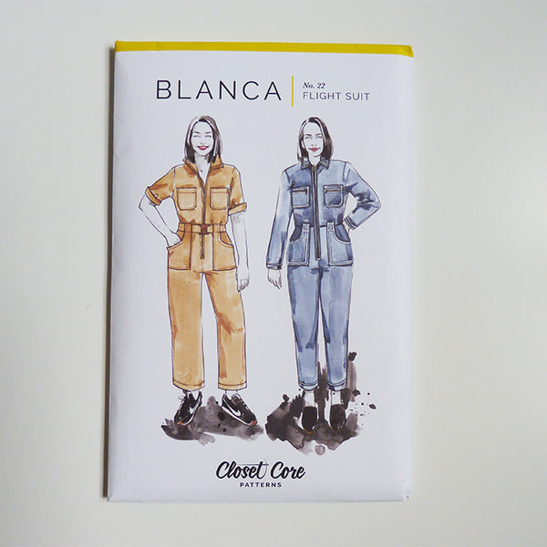 Closet Core Patterns : Blanca Flight Suit sewing pattern