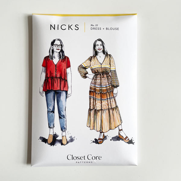 Closet Core Patterns : Nicks Dress & Blouse