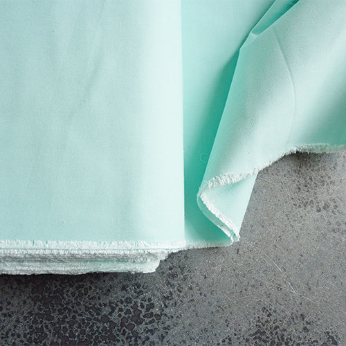 cloud 9 organic cotton denim turquoise blue