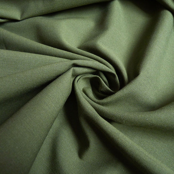 Cloud9 Organic Fabric : Cirrus Solids - Olive
