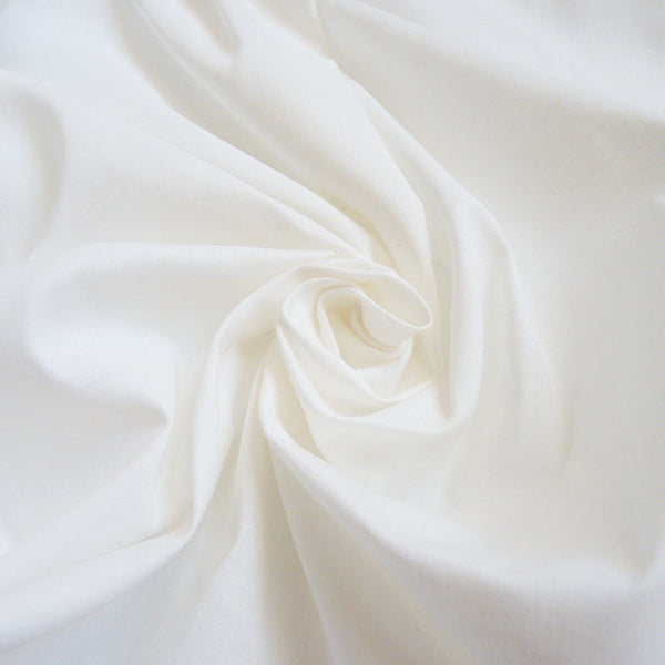 Cloud9 Organic Fabric : Cirrus Solids - White PFD