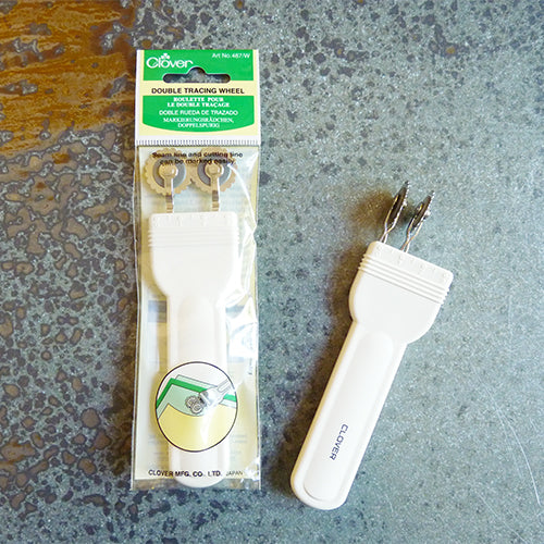 clover double tracing wheel