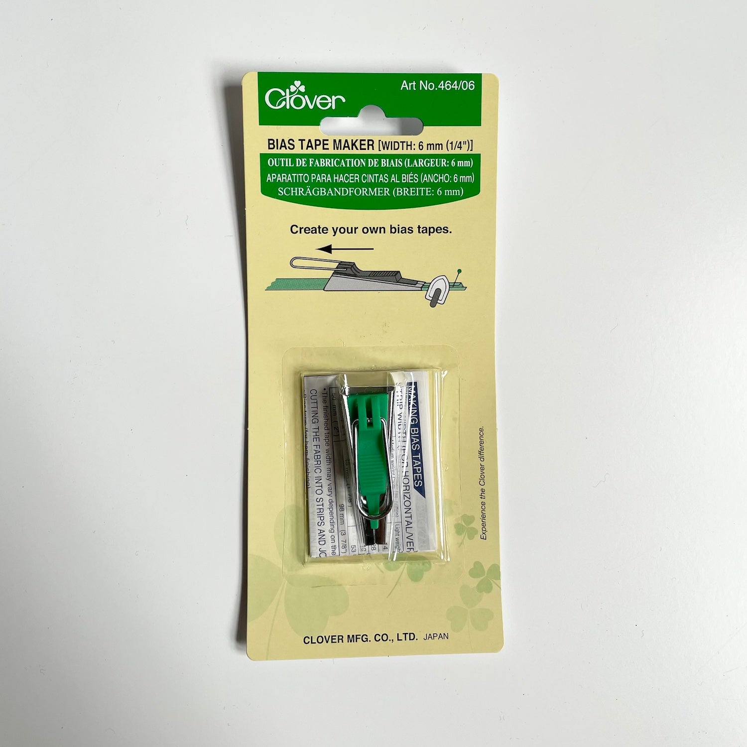Clover : Bias Tape Maker 1/4 inch 6mm