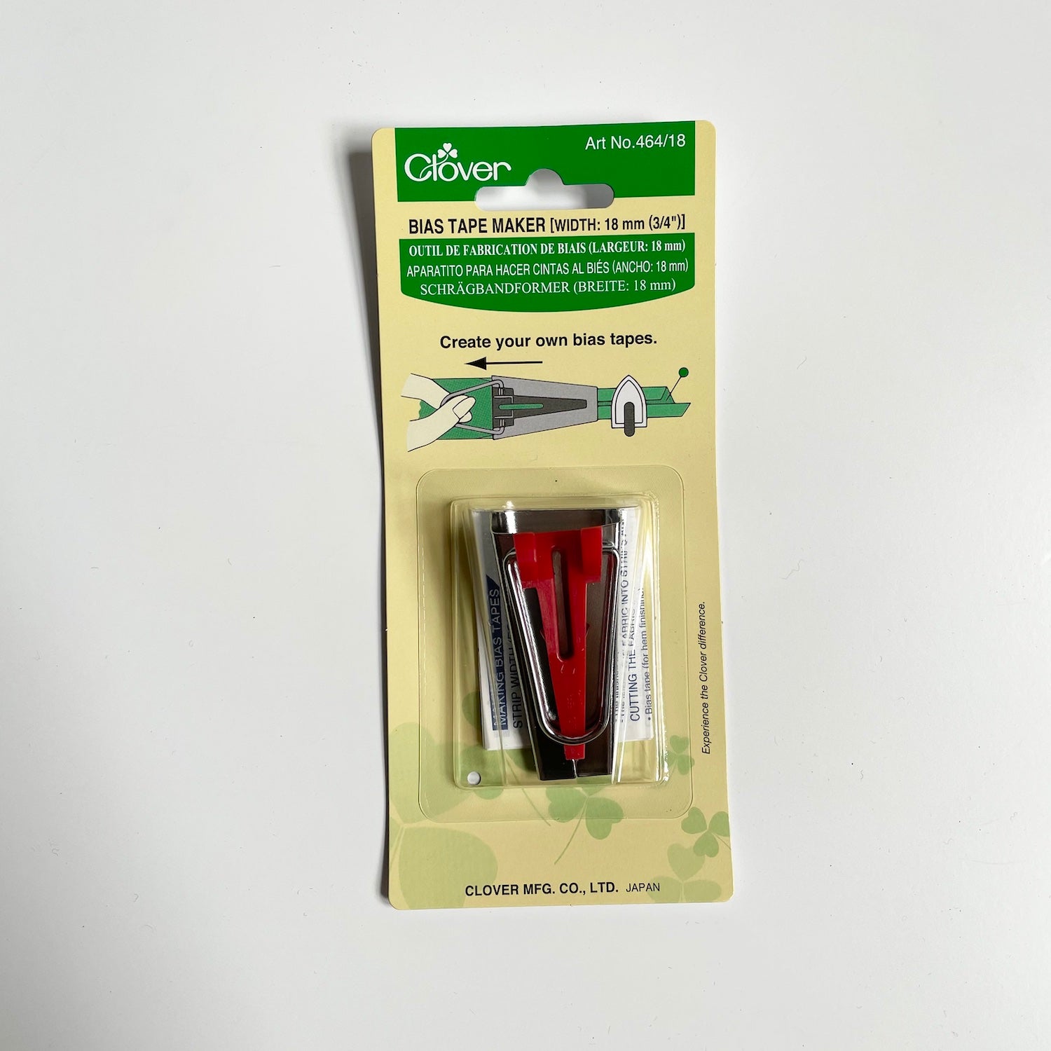 Clover : Bias Tape Maker 3/4 inch 18mm