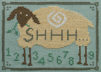 Counted Cross Stitch Pattern: Shhh...Counting Sheep