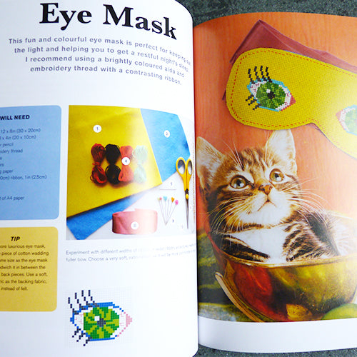 Cross Stitch book - 12 Fun Projects to Make
