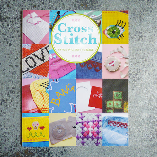Cross Stitch book - 12 Fun Projects to Make