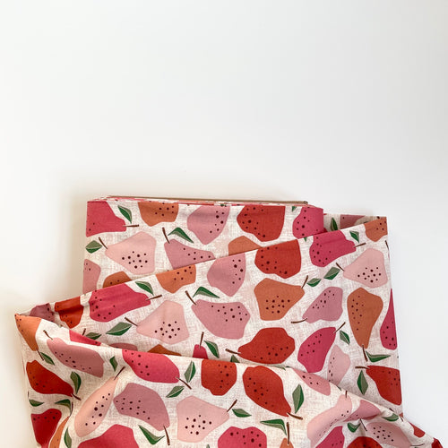 Cotton + Steel : Under the Apple Tree - Quince Red