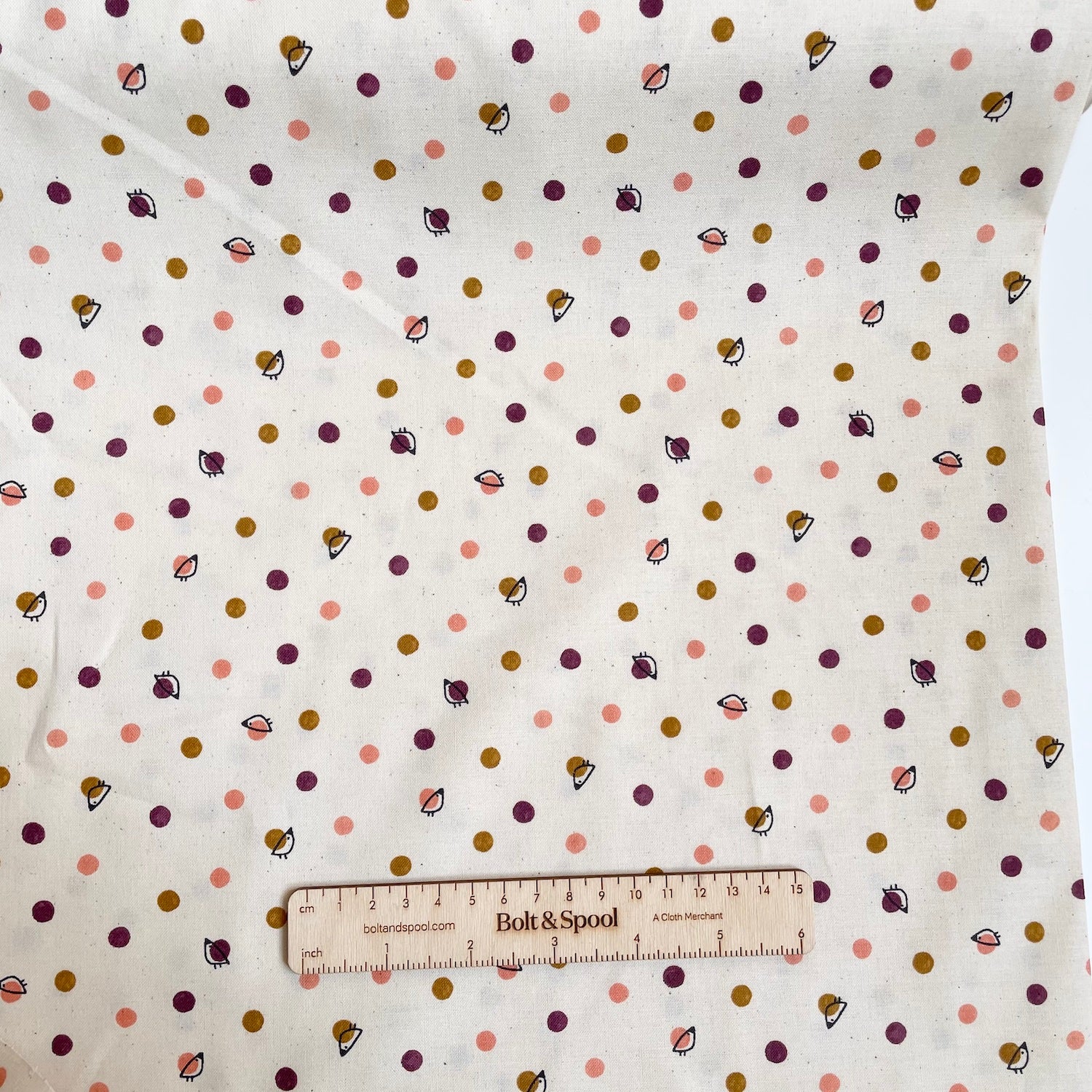 Cotton + Steel : Festival Companion - Fox and Friends Unbleached Purple