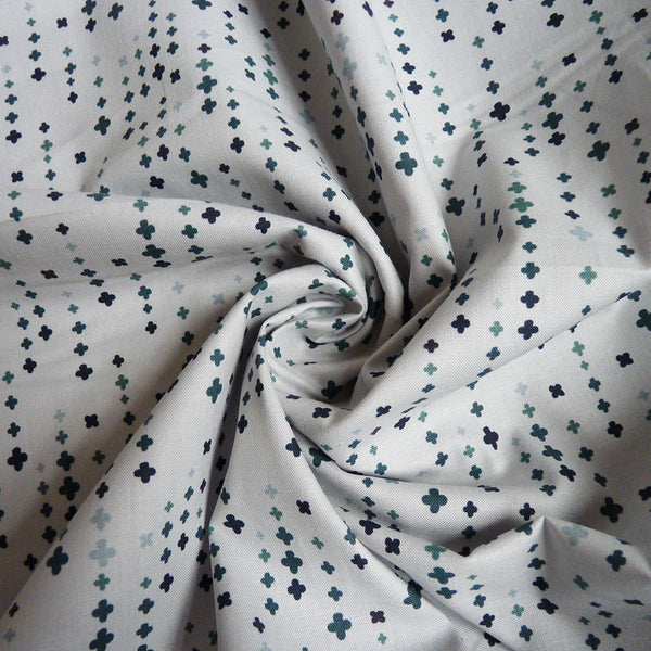 Cotton + Steel : Mystical - Think Positive Teal quilting cotton