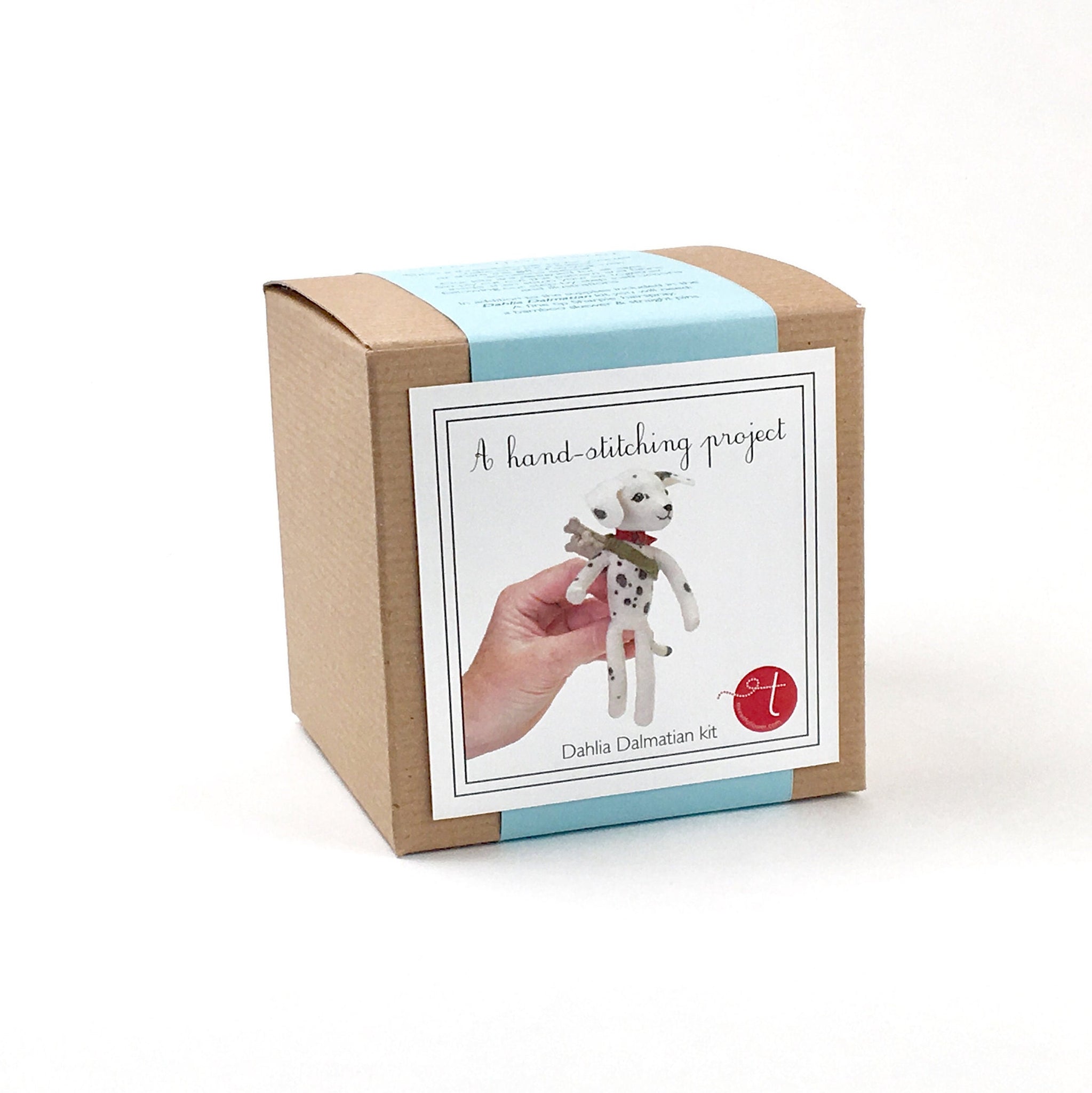 Threadfollower : Hand-Stiching Project - Dahlia Dalmation Kit