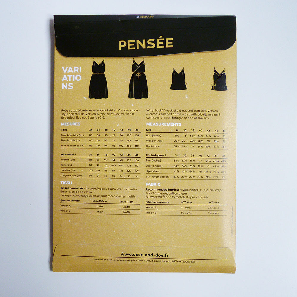 Deer & Doe Patterns : Pensee Dress