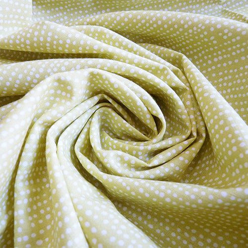 dear stella quilting cotton stripe polka dots yellow green