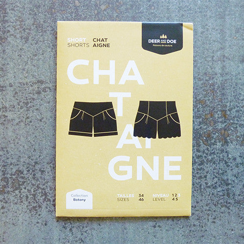 deer and doe sewing pattern chataigne shorts