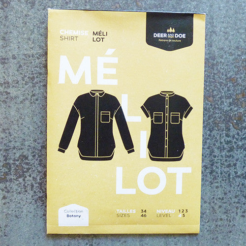 deer and doe sewing pattern melilot shirt
