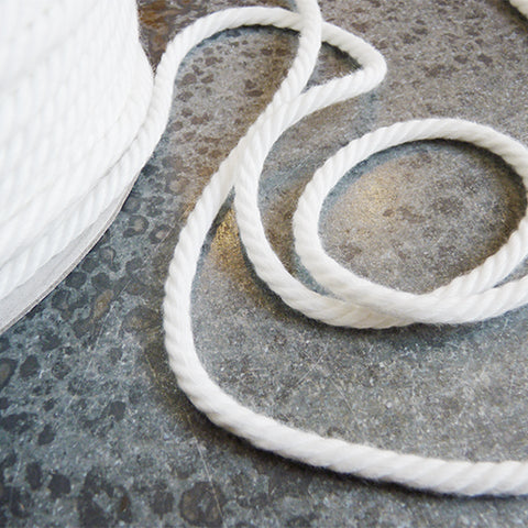 Narrow Tight Weave Cotton Ribbon - Lemon : Studio Carta