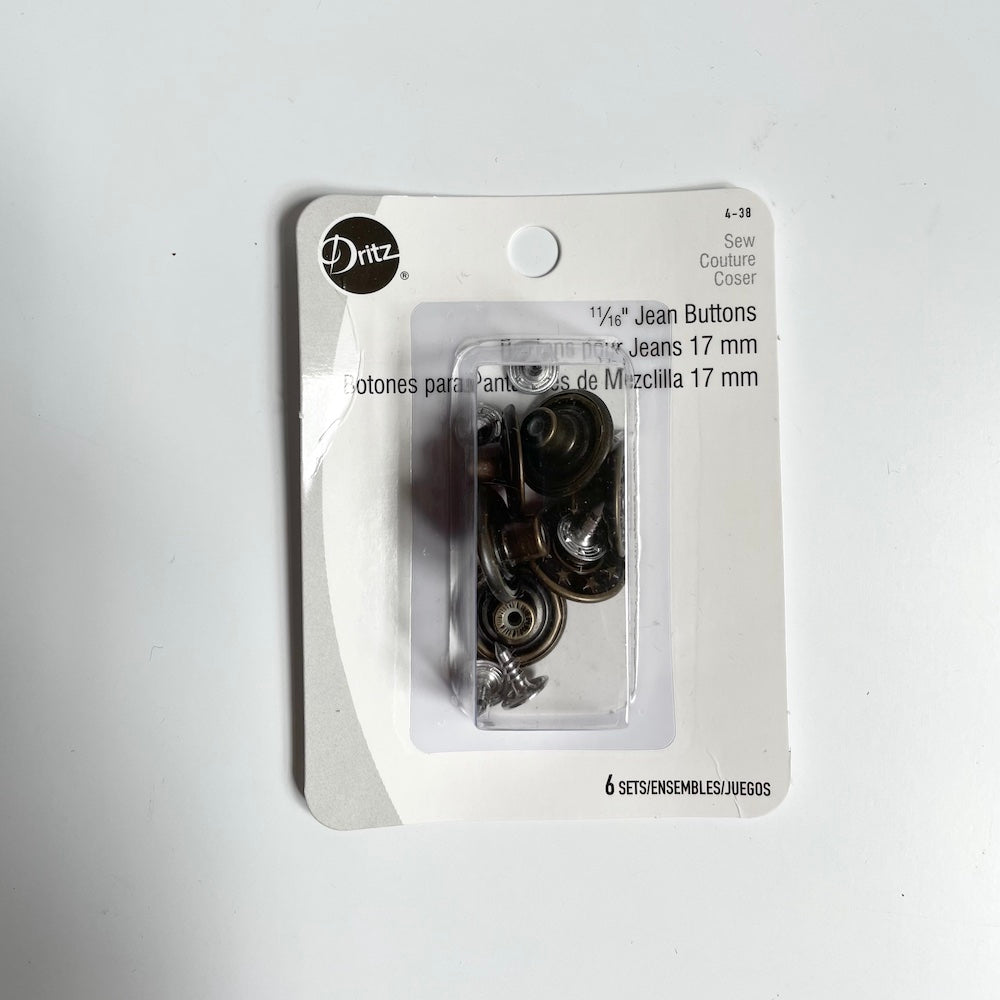 Dritz Jeans Buttons