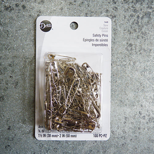 Dritz : Safety Pins - 100 Pack Assorted
