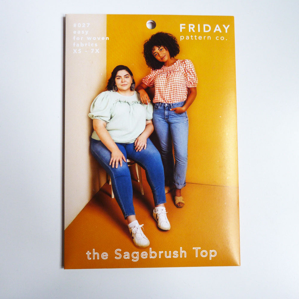 Friday Pattern Company : The Sagebrush Top sewing pattern