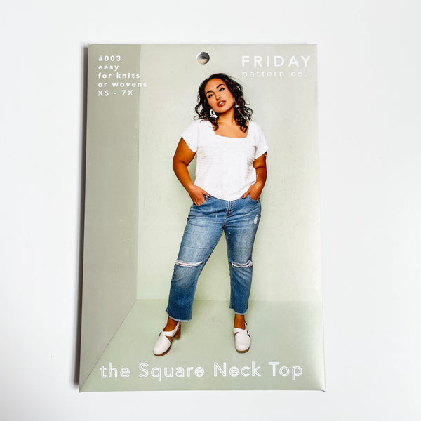 Friday Pattern Company : The Square Neck Top